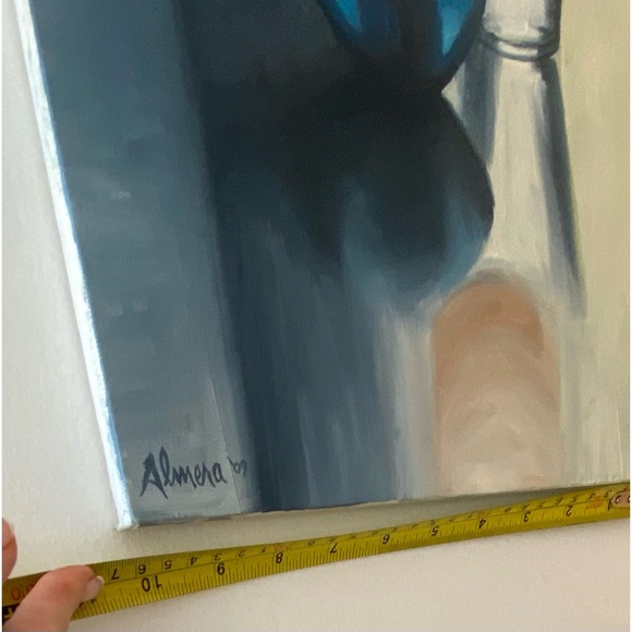 🖼️ORIGINAL PAINTING Signed by Artist- 20 X 10 - Art Canvas🖼️ - Picture 7 of 8